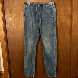 GAP drawstring denim jeans - size small